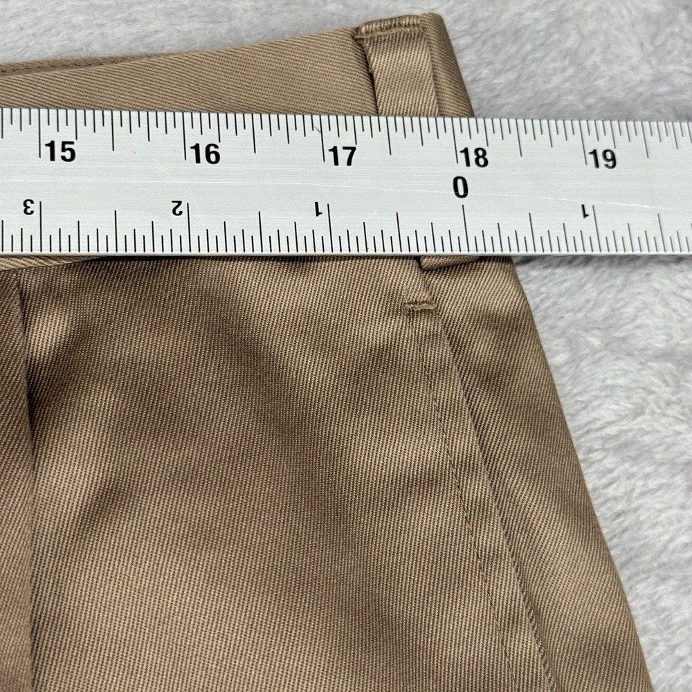 Jos A Bank Pants Mens 36x29 Khaki Traditional‎ Fit Traveler Pleated Cuffed NWT - Picture 7 of 8